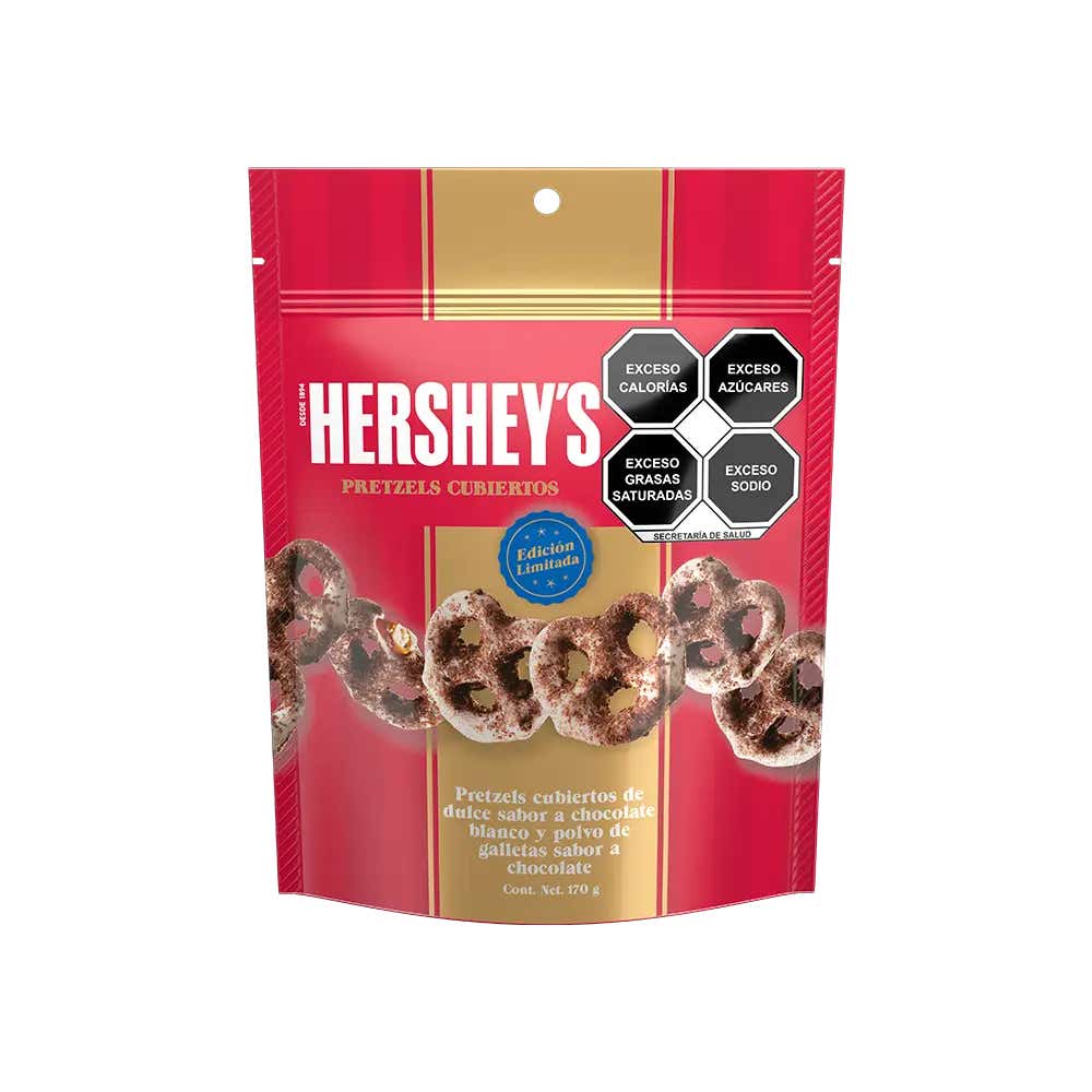 Chocolate HERSHEY'S Pretzels Cookies 'n' Creme 170g